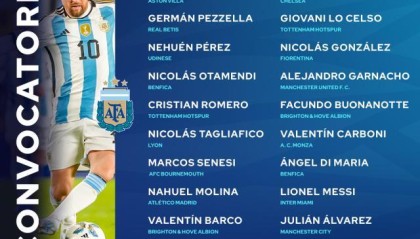 阿根廷3月名单：梅西+劳塔罗领衔，蒙扎鲜肉首获召